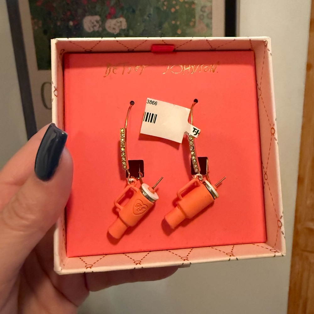 Betsey Johnson Stanley Cup Earrings